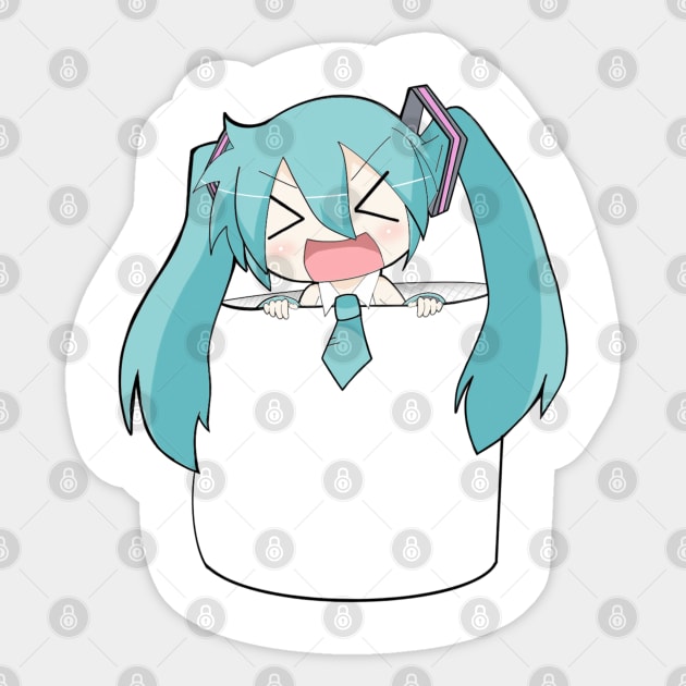 Pocket MIKU! Sticker by Jarred93